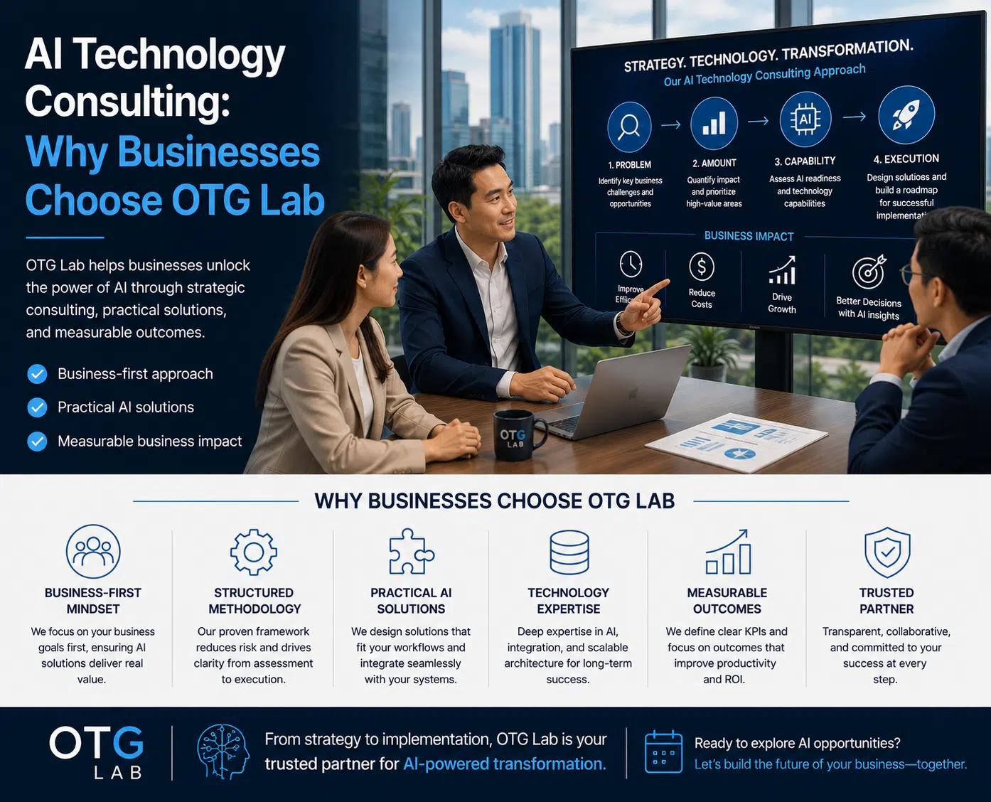 ai technology consulting offered by OTG Lab