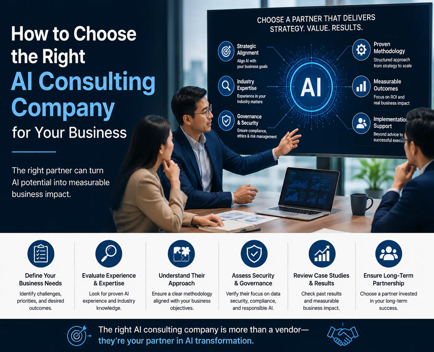 choose the right ai consulting company for your business